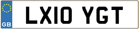 Truck License Plate